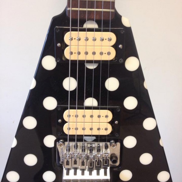 GMW Custom Shop Randy Rhoads Polka Dot And Reversed Polka Dot Flying V ...