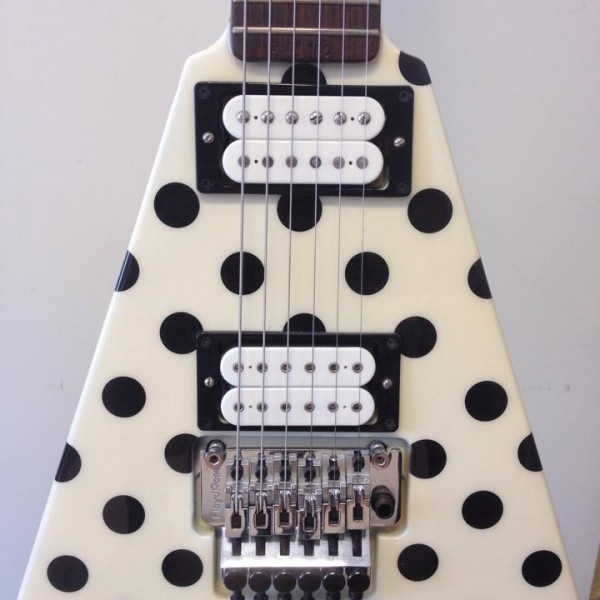 GMW Custom Shop Randy Rhoads Polka Dot And Reversed Polka Dot Flying V ...